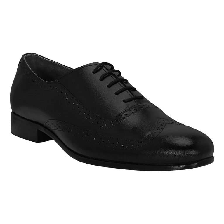 Black Leather Sole Brogues (Item 3068)