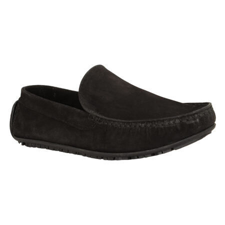 Black Leather Loafers (Item 5516)
