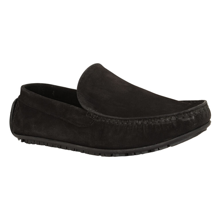 Black Leather Loafers (Item 5516)