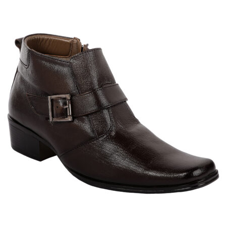 Brown Leather Monk Strap Boots (Item 1110)